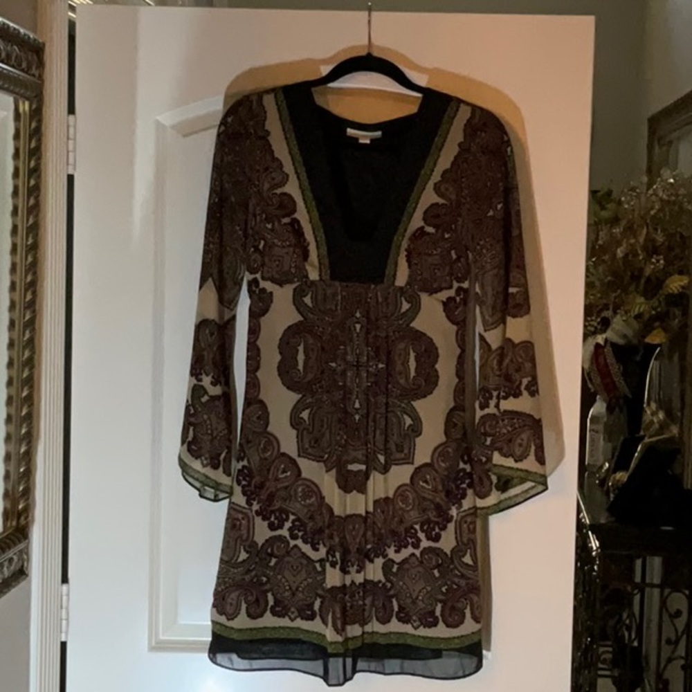 Bohemian Paisley Tunic Dress